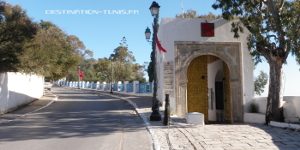 Entree palais Baron Erlanger Sidi Bou Said